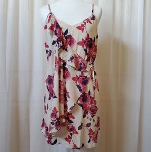 Honey Belle Rose Wrap Sundress Womens Medium